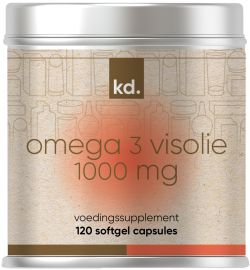 kd. kd. omega 3 visolie 1000 mg (120sft)