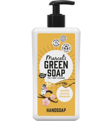 Marcel's Green Soap Handzeep Vanille & Cherry Blossom (500ml) 500ml