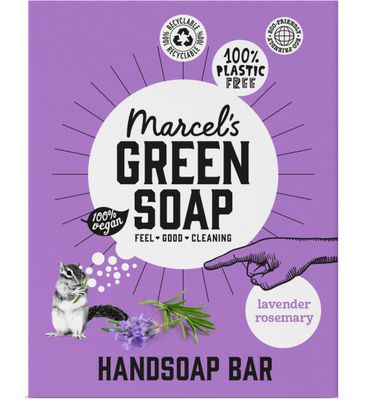 Marcel's Green Soap Handzeep Bar Lavendel & Rosemarijn (90g) 90g