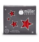 Müller Kerzen Kerstboomkaars 120/12 Rood (20st) 20st thumb
