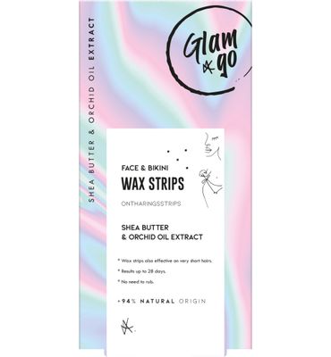 Glam & Go Wax Strips Bikini & Face (20 st) 20 st