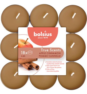 Bolsius True Scents geurtheelichten 4u Apple Cinnamon (1 st.) 1 st.
