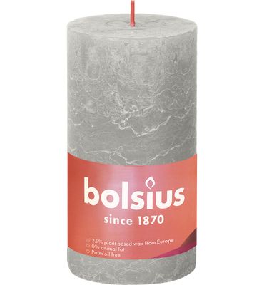 Bolsius Shine rustiekkaars 130/68 Sandy Grey (1 st.) 1 st.