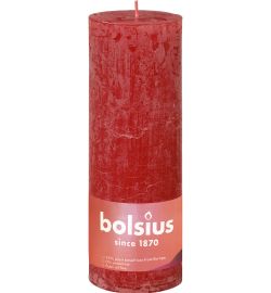 Bolsius Bolsius Shine rustiekkaars 190/68 Delicate Red (1 st.)