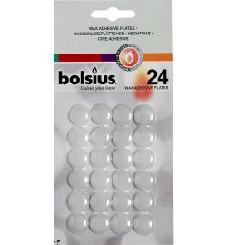 Bolsius Bolsius Hechtwasrondjes blister 24 Wit (24 st.)
