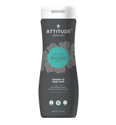 Attitude Super Leaves Shampoo & body wash 2-in-1 mannen (473ml) 473ml