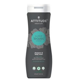 Attitude Super Leaves Attitude Super Leaves Shampoo & body wash 2-in-1 mannen (473ml)