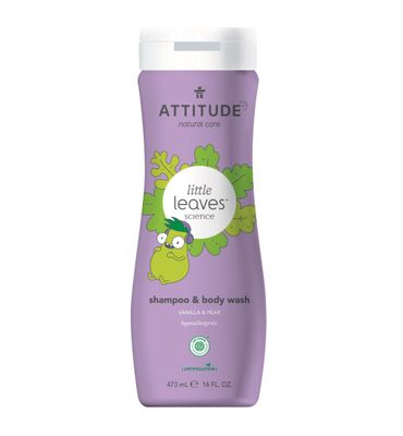 Attitude Little Leaves 2-in-1 shampoo vanille & peer (473ml) 473ml