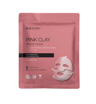 Beautypro Pink clay sheet mask (1st) 1st