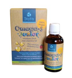 Testa Testa Omega-3 Junior DHA + VitD3 - vegan (2 x 50 ml)