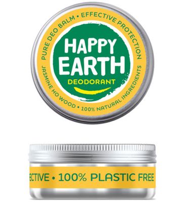 Happy Earth Deodorant balm jasmine ho wood (45g) 45g