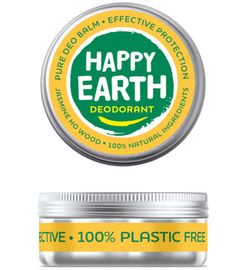 Happy Earth Happy Earth Deodorant balm jasmine ho wood (45g)
