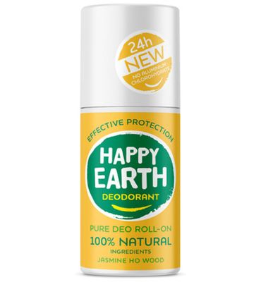 Happy Earth Deodorant roll on jasmine ho wood (75ml) 75ml