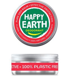 Happy Earth Happy Earth 100% Natuurlijke Deodorant Balm Floral Patchouli (45gr)