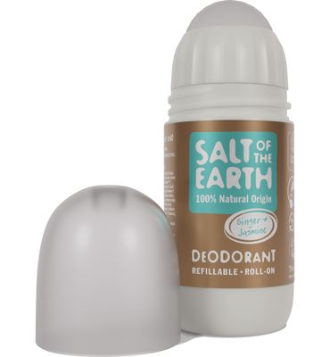 Salt Of The Earth Natural Deodorant Roll On, Ginger & Jasmine (75ml) 75ml