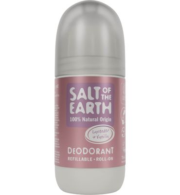 Salt Of The Earth Natural Deodorant Roll On, Lavender & Vanilla (75ml) 75ml
