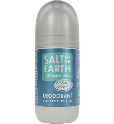 Salt Of The Earth Natural Deodorant Roll On, Ocean & Coconut (75ml) 75ml