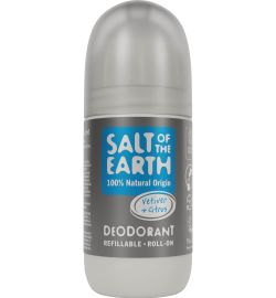 Salt Of The Earth Salt Of The Earth Natural Deodorant Roll On, Vetitver & Citrus (75ml)