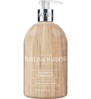 Baylis & Harding Elements Hand Wash Oud Wood & Bergamot (500ml) 500ml