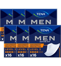 Tena Men Tena Men Active Fit Level 3 - 270 x 233 mm (6x16)