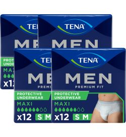 Tena Men Tena Men Premium Fit Maxi Small/Medium - Heupomvang 75 - 100 cm (4x12)