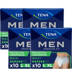 Tena Men Tena Men Premium Fit Maxi Large/XL - Heupomvang 95 - 125 cm (4x10)