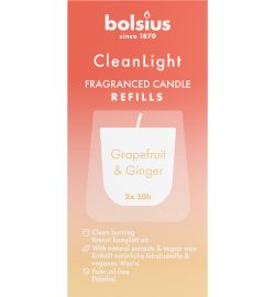 Bolsius Retail Bolsius Retail Clean Light navulling Grapefruit / Ginger (2 stuks)
