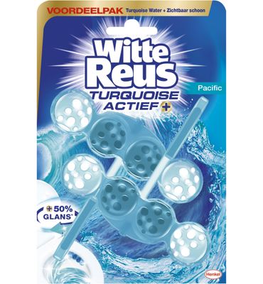 Witte Reus Toiletblok turquoise actief (2st) 2st