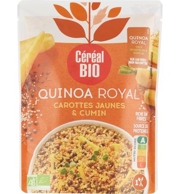 Céréal Bio Quinoa royal gele wortelen en komijn (220g) 220g