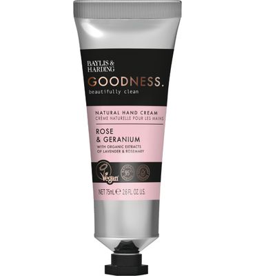 Baylis & Harding Hand Cream Goodness Rose & Geranium (75 ml) 75 ml