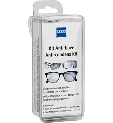 Zeiss Anti-condens Kit voor brillen (15ml) 15ml