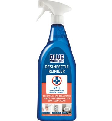 Blue Wonder Desinfectie-reiniger spray (750ml) 750ml