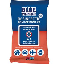 Blue Wonder Blue Wonder Desinfectie wipes (20st) (20st)