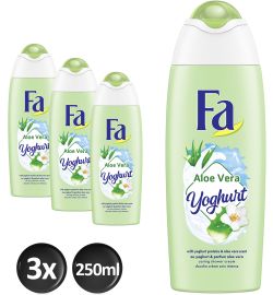 Fa Fa Yoghurt Aloe Vera shower cream trio (3x250 ml)