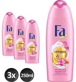 Fa Fa Cream & Oil Magnolia shower cream trio (3x250 ml)