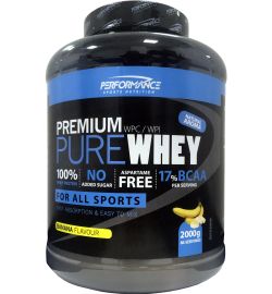 Performance Sports Nutrition Performance Sports Nutrition Premium Pure Whey Banaan (2000gr)