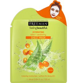 Freeman Freeman Sheet Mask Hydrating Aloe + Seaberry (25ml)