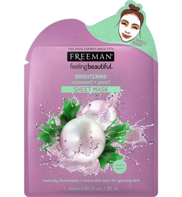 Freeman Sheet Mask Brightening Seaweed + Pearl (25ml) 25ml