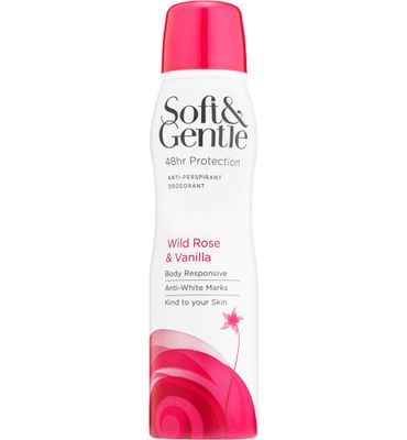 Soft & Gentle Deodorant spray Wild Rose & Vanilla (150ml) 150ml
