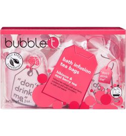 Bubble T Bubble T Bath Infusion Tea Bags Hibiscus & Açai Berry Tea (3x120gr)