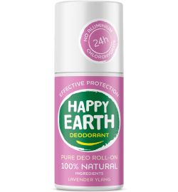 Happy Earth Happy Earth Pure deodorant roll-on lavender ylang (75ml)