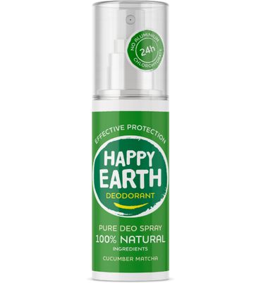 Happy Earth Pure deodorant spray cucumber matcha (100ml) 100ml