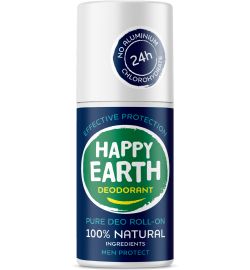 Happy Earth Happy Earth Pure deodorant roll-on men protect (75ml)