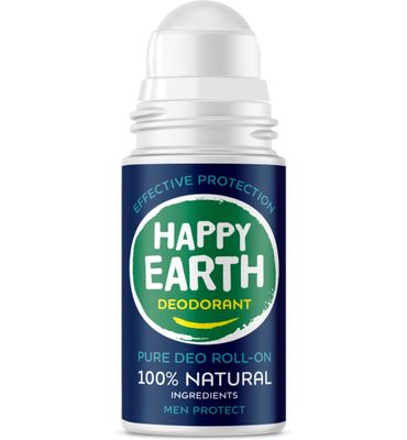 Happy Earth Pure deodorant roll-on men protect (75ml) 75ml