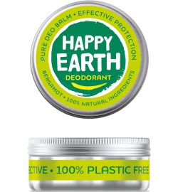Happy Earth Happy Earth Pure deodorant balm bergamot (45g)