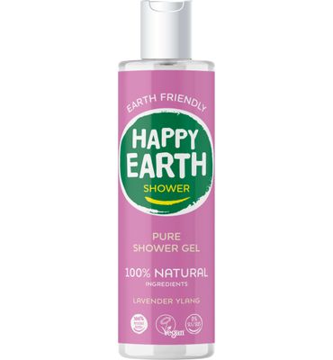 Happy Earth Pure showergel lavender ylang (300ml) 300ml