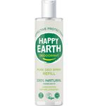 Happy Earth Pure deodorant spray unscented refill (300ml) 300ml thumb