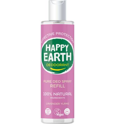 Happy Earth Pure deodorant spray lavender ylang refill (300ml) 300ml