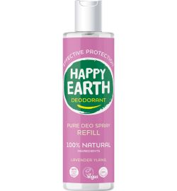 Happy Earth Happy Earth Pure deodorant spray lavender ylang refill (300ml)