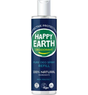Happy Earth Pure deodorant spray men protect refill (300ml) 300ml